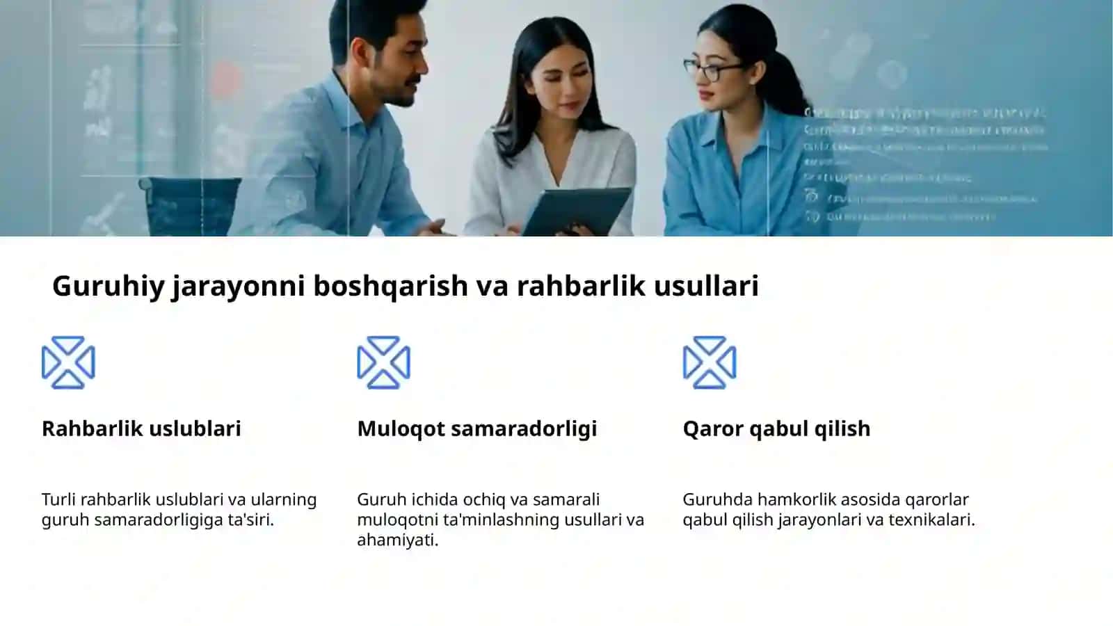 Guruhiy Konsultatsiya: Samaradorlik va Hamkorlik 4