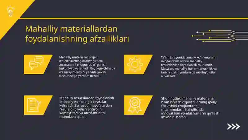 maxalliy materiallardan foydalangan xolda ijodiy ish tashkil etish 4