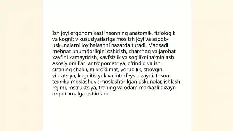 Muhandislik psixologiyasi mehnat psixologiyasi sohasi sifatida Dilshodbek Talipovich 4