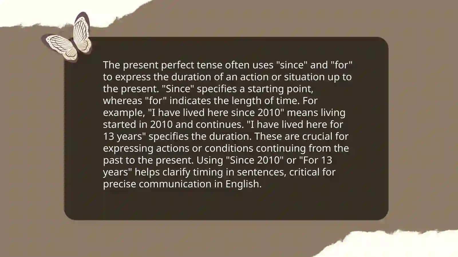 Present Perfect or Simple Past 4
