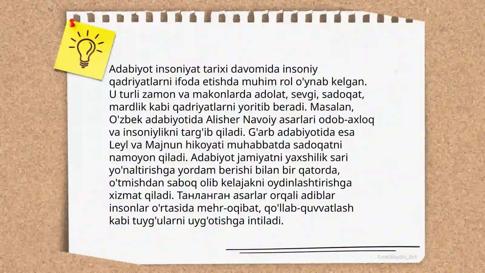 Adabiyotning fungsiyasi 4