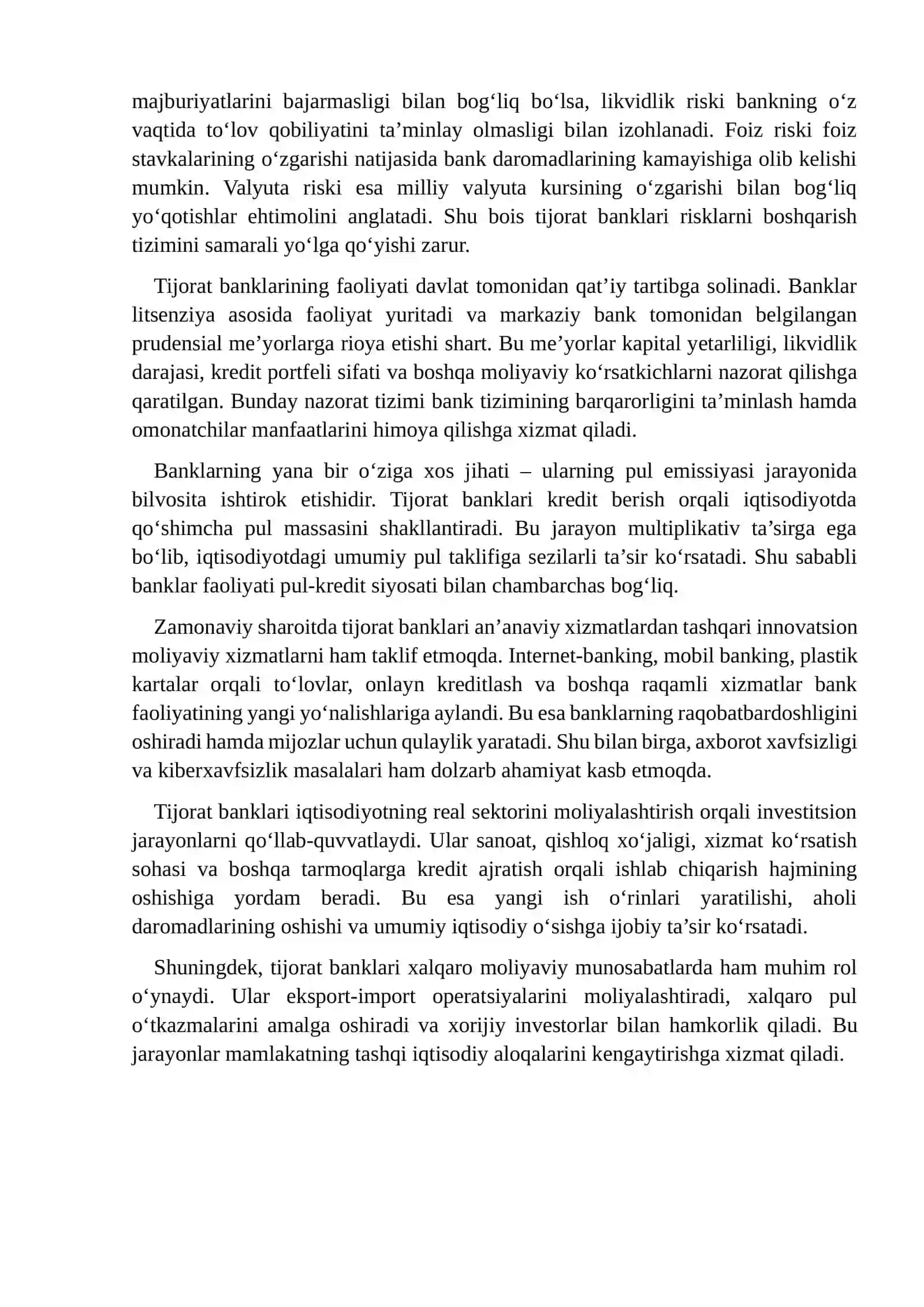 Tijorat banklarini soliqqa tortish uslubiyati va uning o'ziga xos xususiyatlari 4