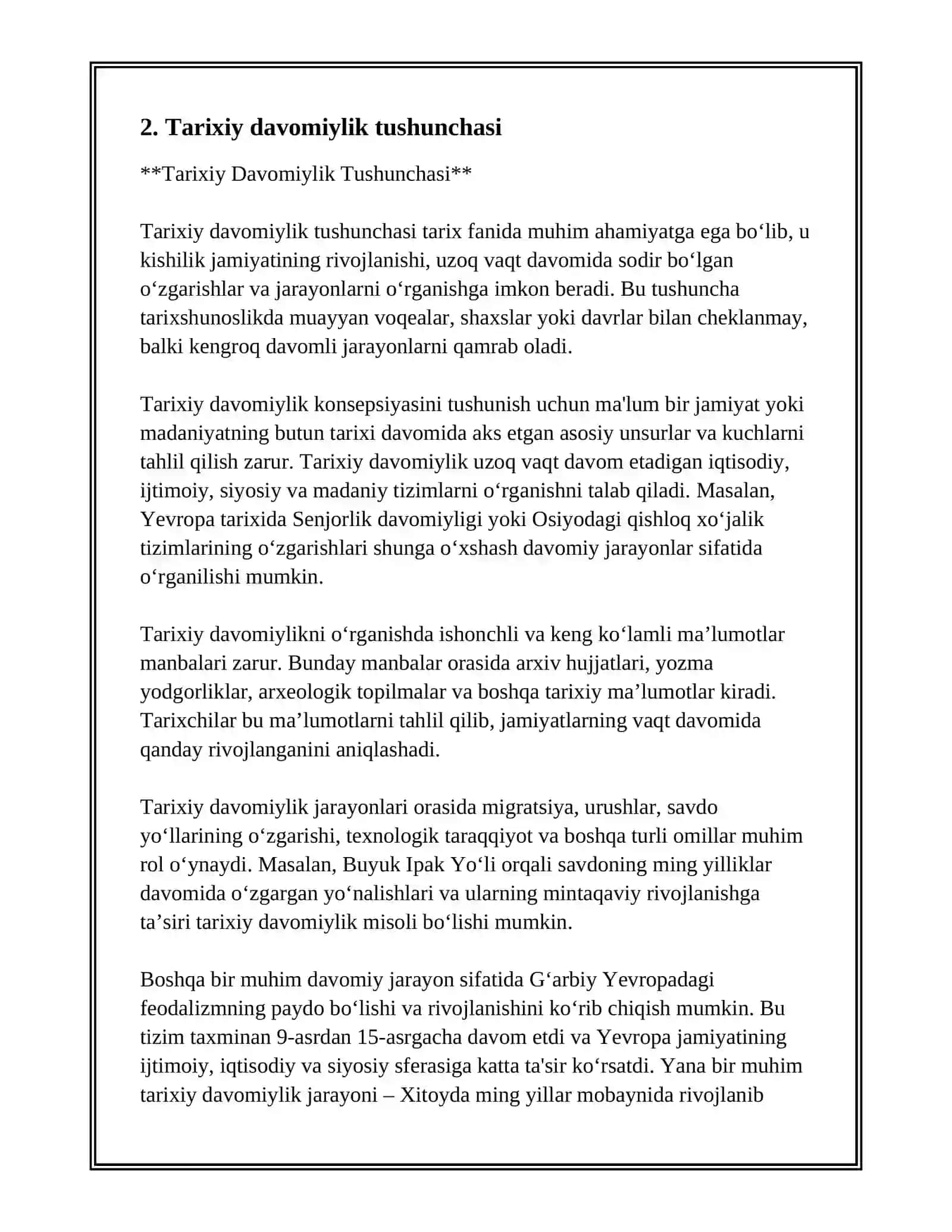 ALOHIDA MOLIYAVIY AKTIVNING TARIXIY DAVOMIYLIGINI HISOBLASH 4