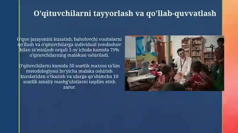 MTT da alohida ta'limga muhtoj bolalar uchun kompleks ta'limni amalga oshirishning bosqichlari 4