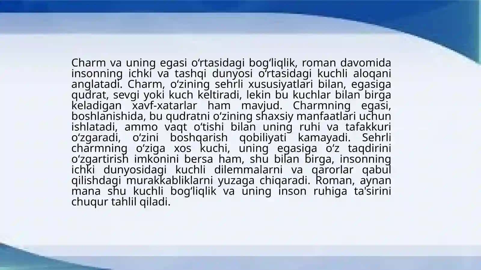 Onore de Balzak Saĝri teri tilsimi romani 4
