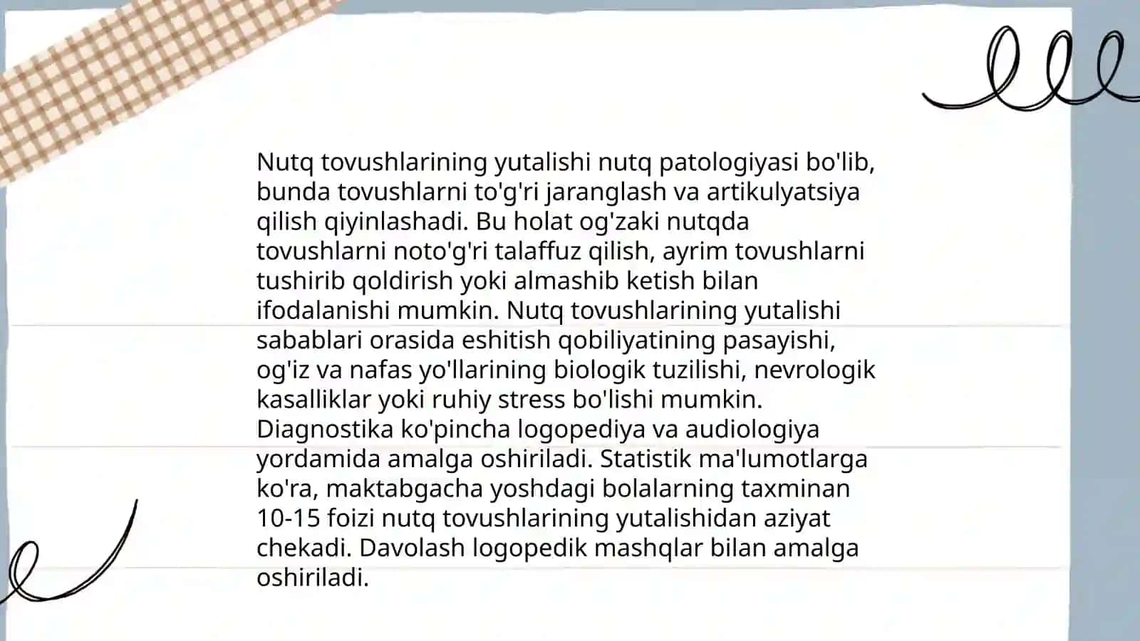 Logopedik tekshirish 4