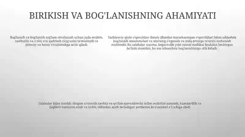 Tarbiyasi Qiyin OʻQuvchilar Bilan Ishlashning Psixologik Asoslari 4