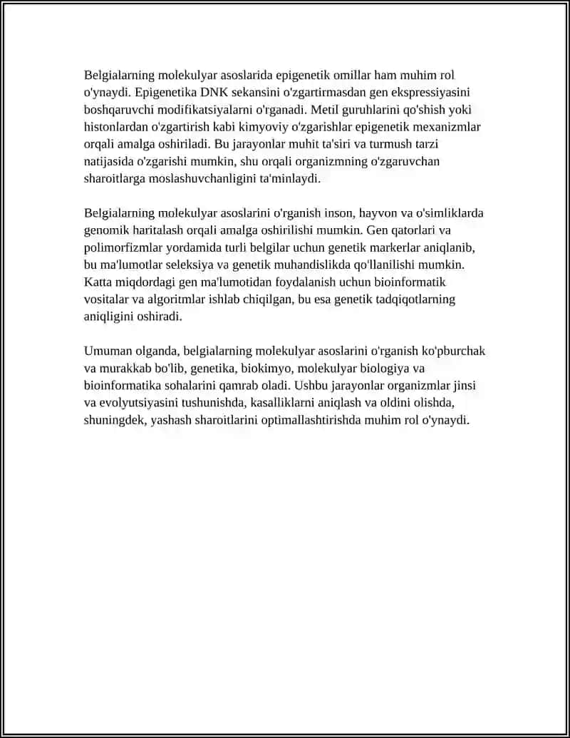 Belgilarning Jisnga Birikkan Holda Irsiylanishi 4