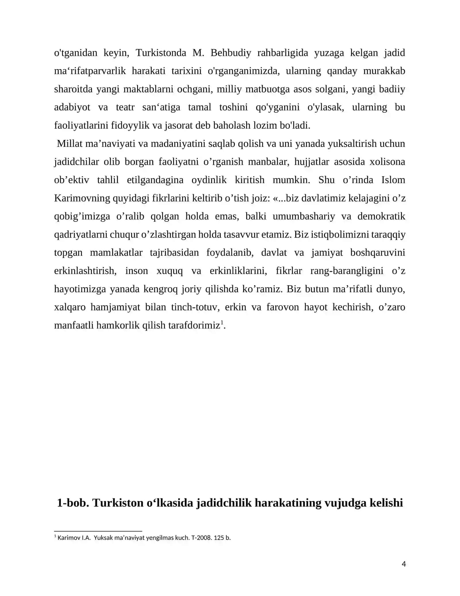 Turkiston oʻlkasida jadidchilik harakati namoyondalarining faoliyati. (Fargʻona jadidlari hayoti misolida) 4