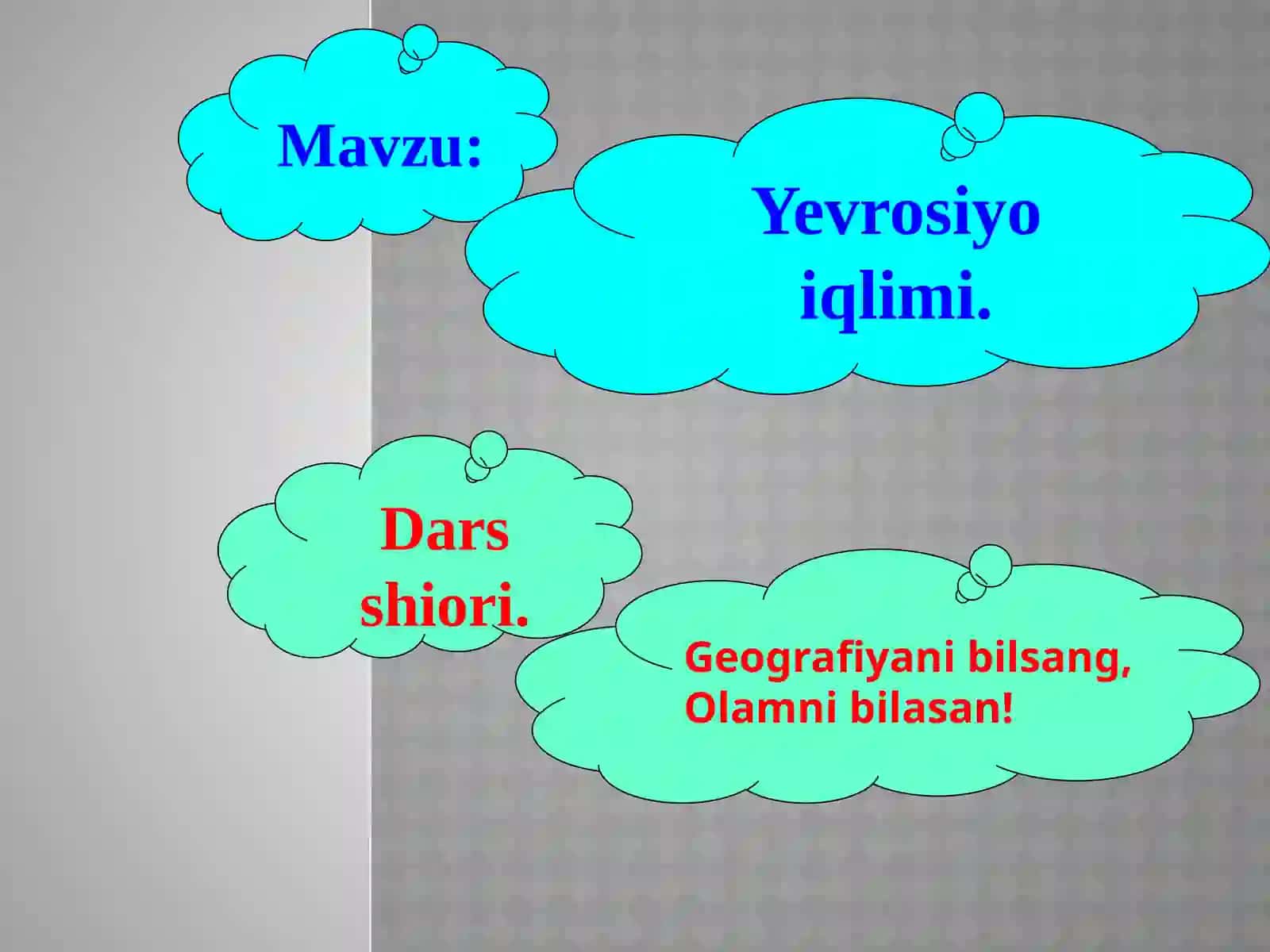 6-sinf Geografiya fanidan YevroOsiyo iqlimi mavzusida dars ishlanma 4
