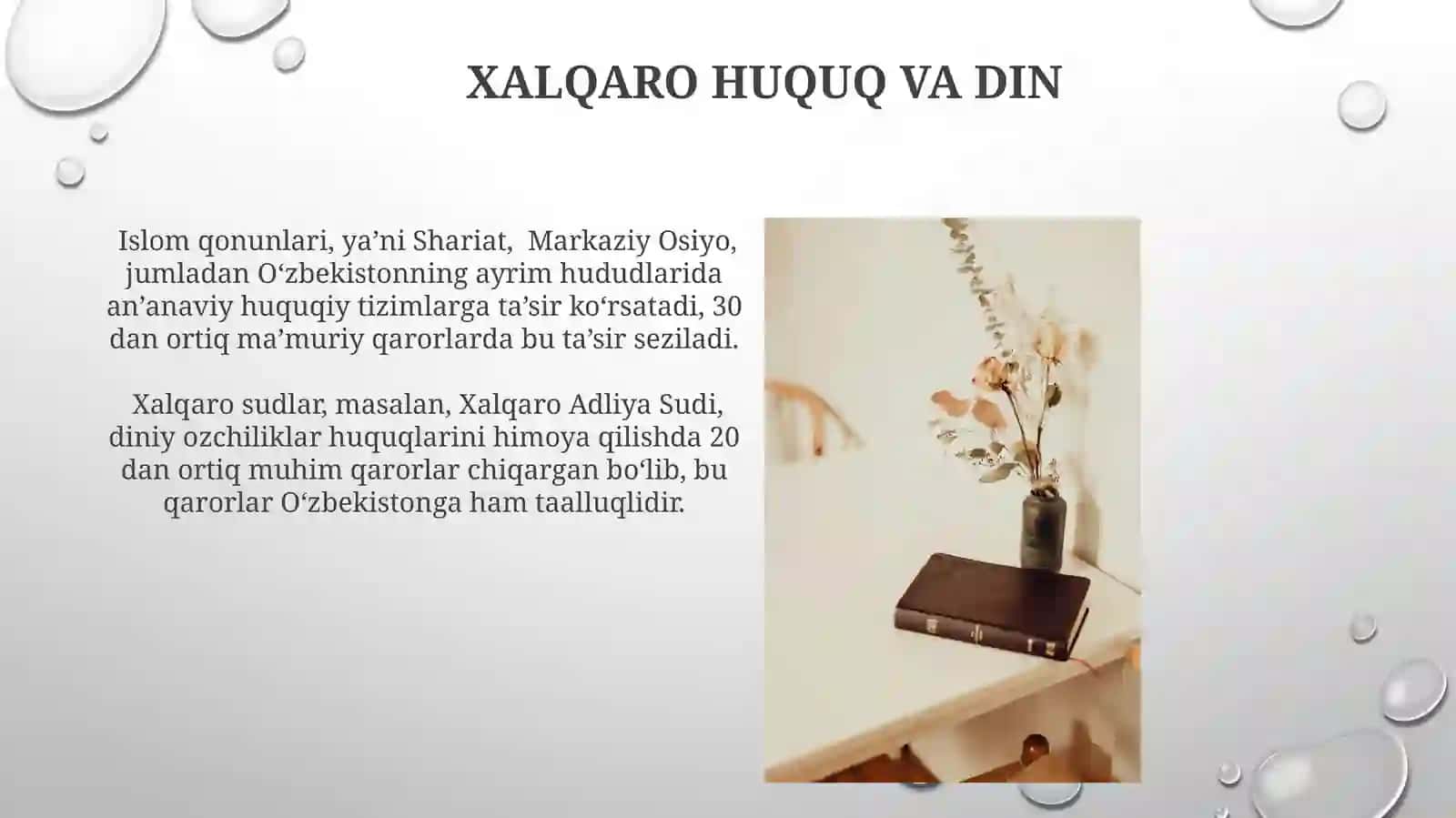 Dinning Huquqiy Tartibga Solinishi 4