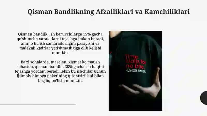Qisman Bandlikda Ishchining Huquqlari va Majburiyatlari 4