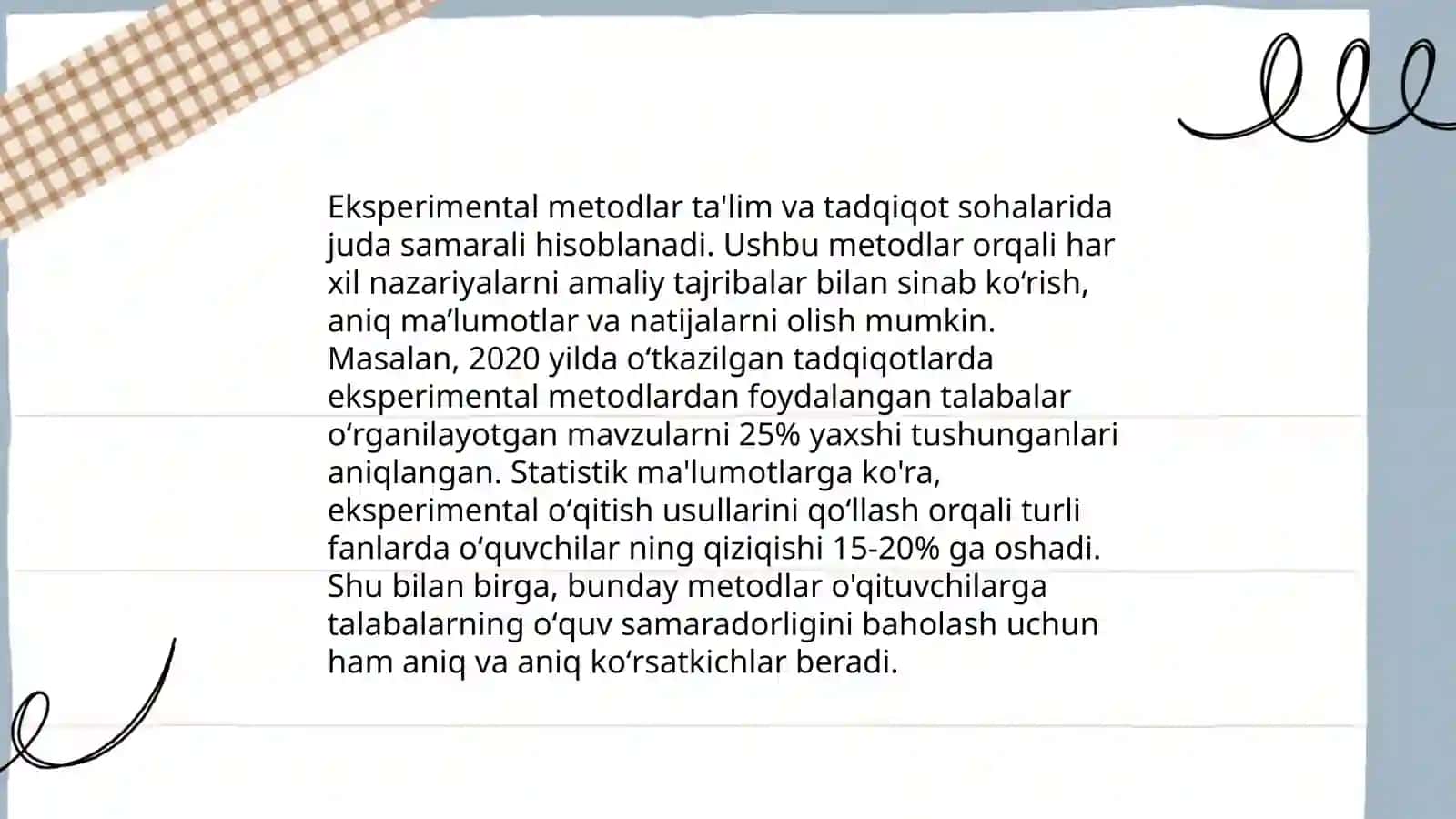 Psixalogiya fanidagi tadqiqot metodlaridan foydalanishning afzalligi 4
