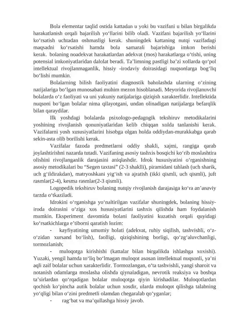 Maktabgacha yoshdagi bolalarni psixologik-pedagogik o‘rganish 4
