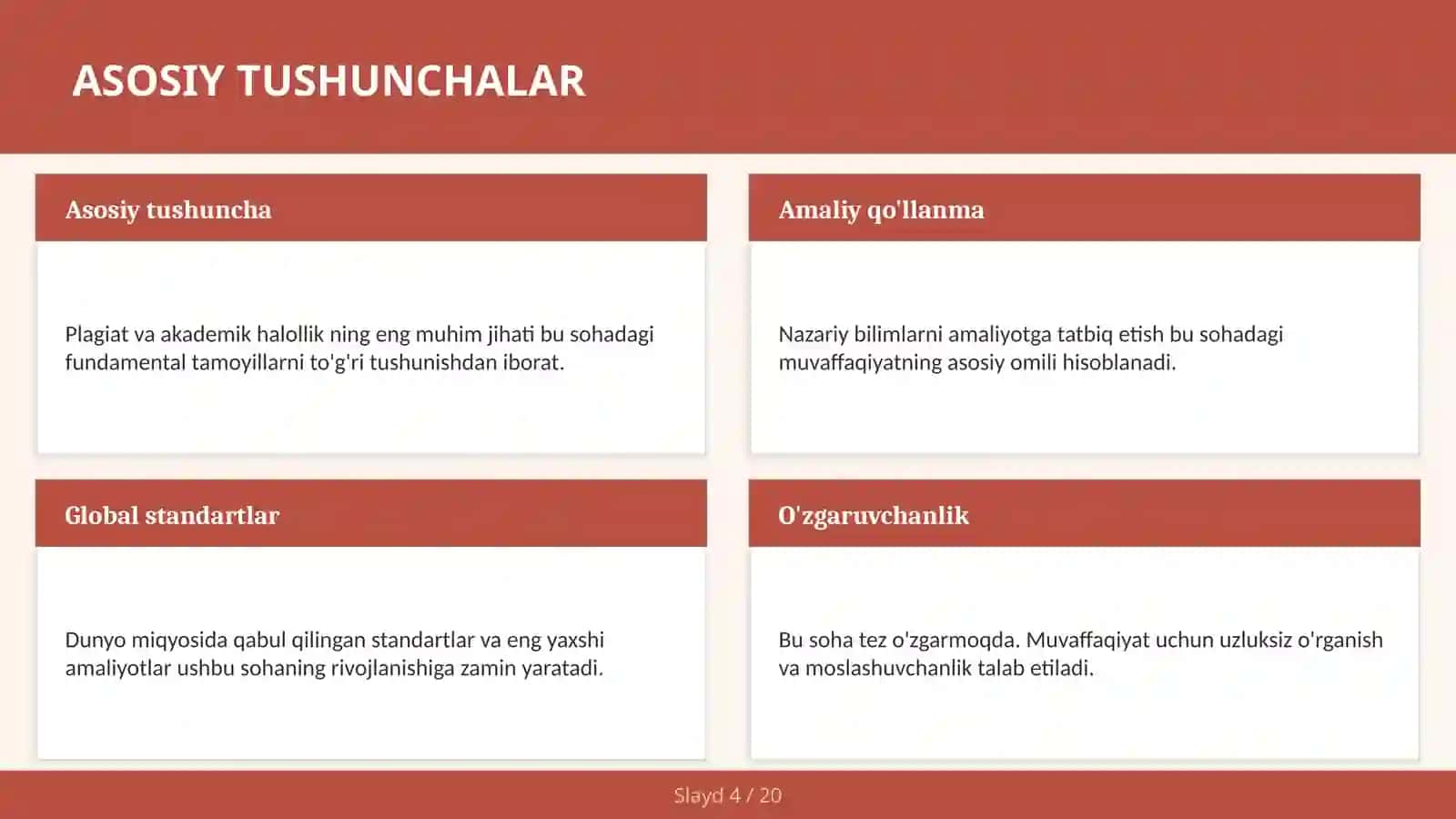 Plagiat va Akademik Halollik 4