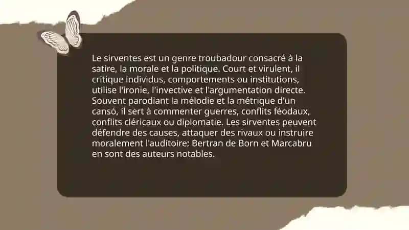 La lyrique de troubadours et ses genres principaux 4