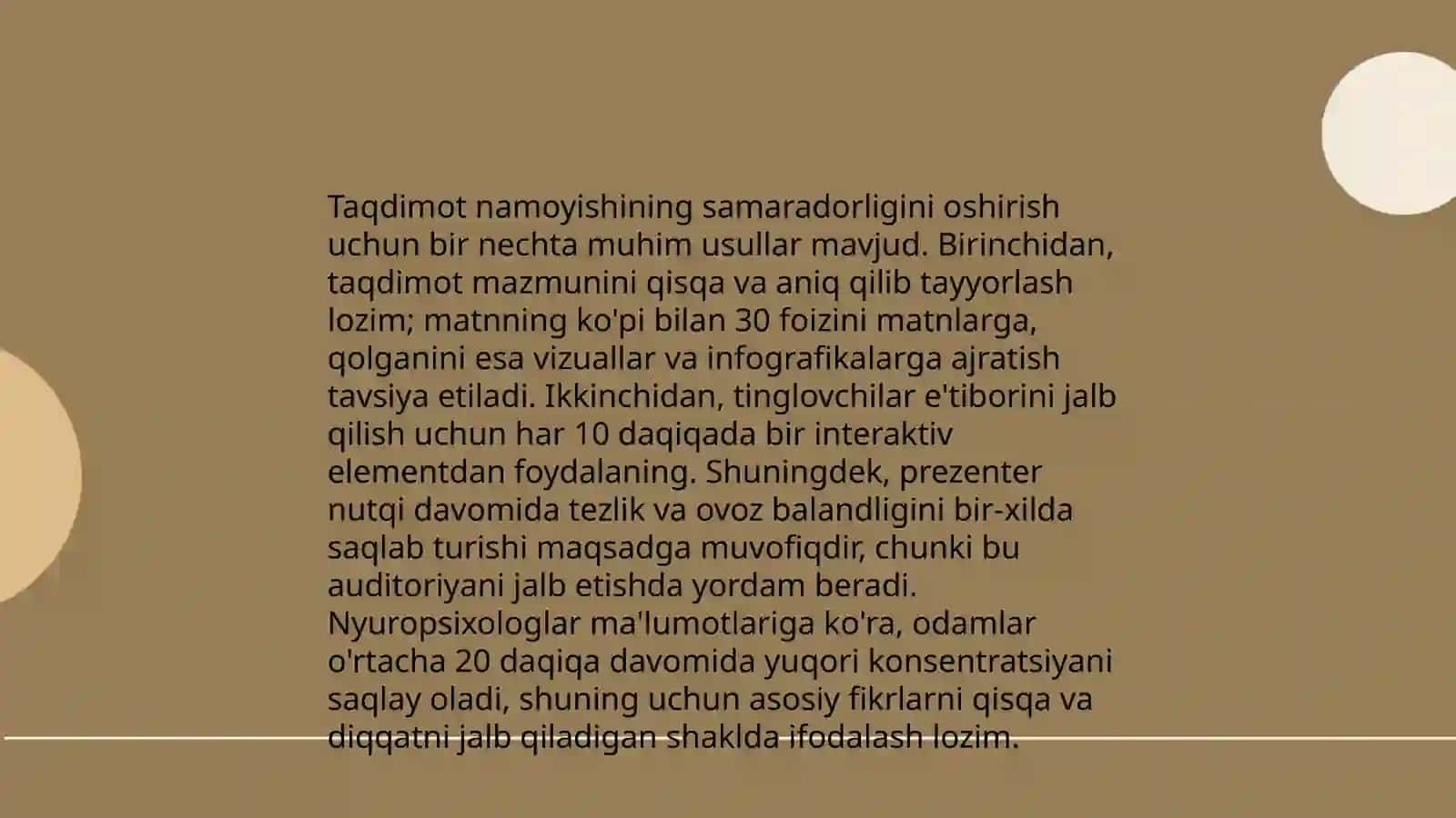 Animatsiya effektlari. Taqdimot namoyishini boshqarish 4