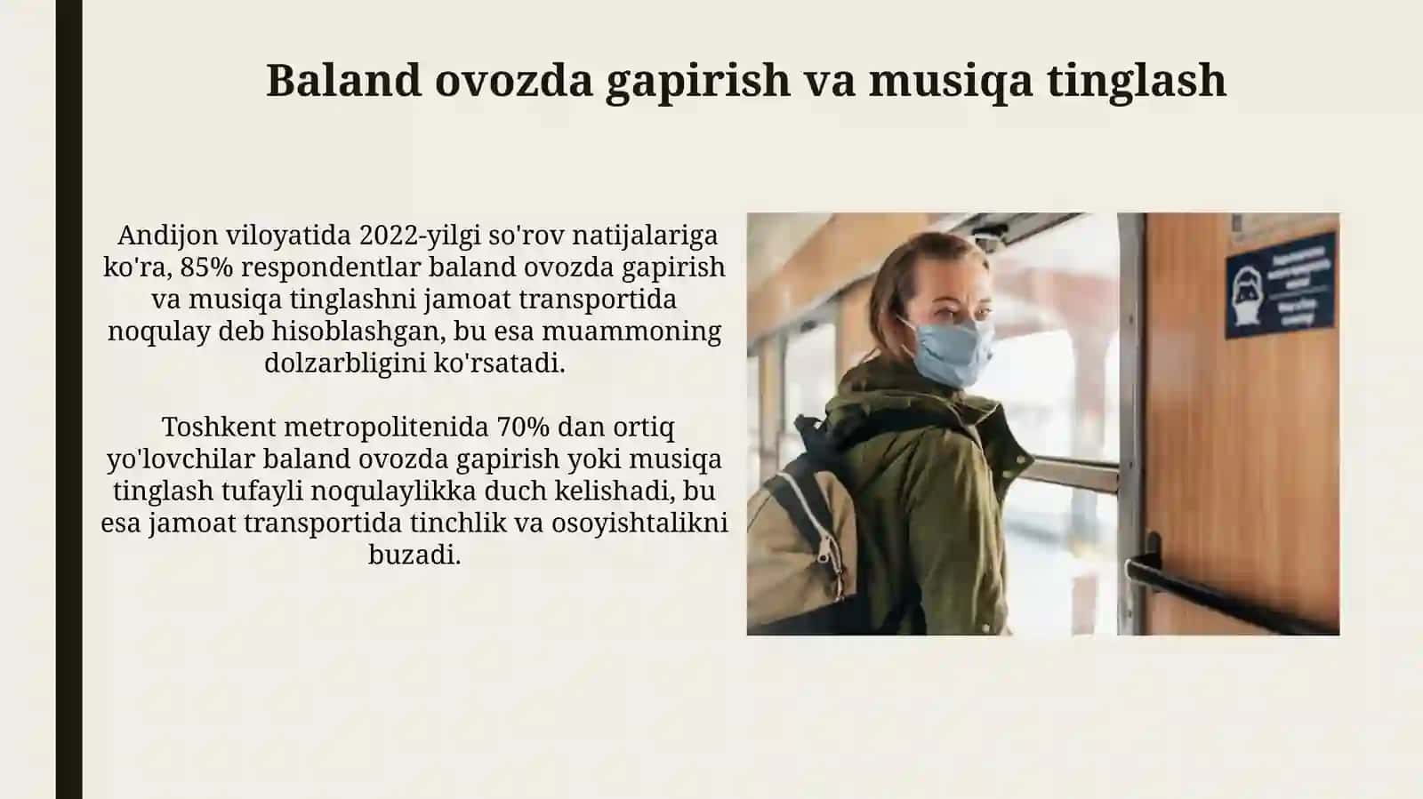 Jamoat transportida oʻzini tutish 4