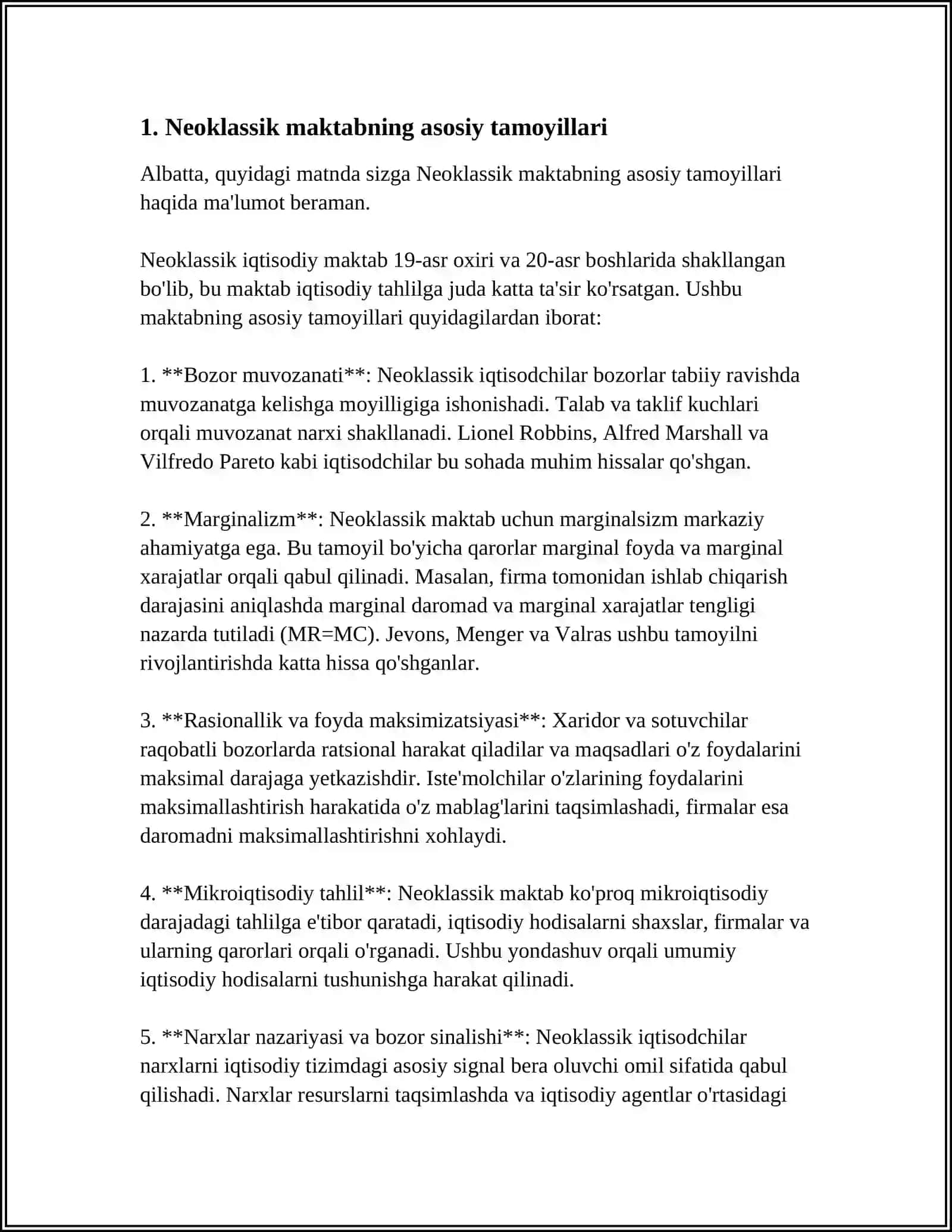 NEOKLASSIK MAKTAB VA NEOLIBERALIZMNING EVOLUTSYASI 4