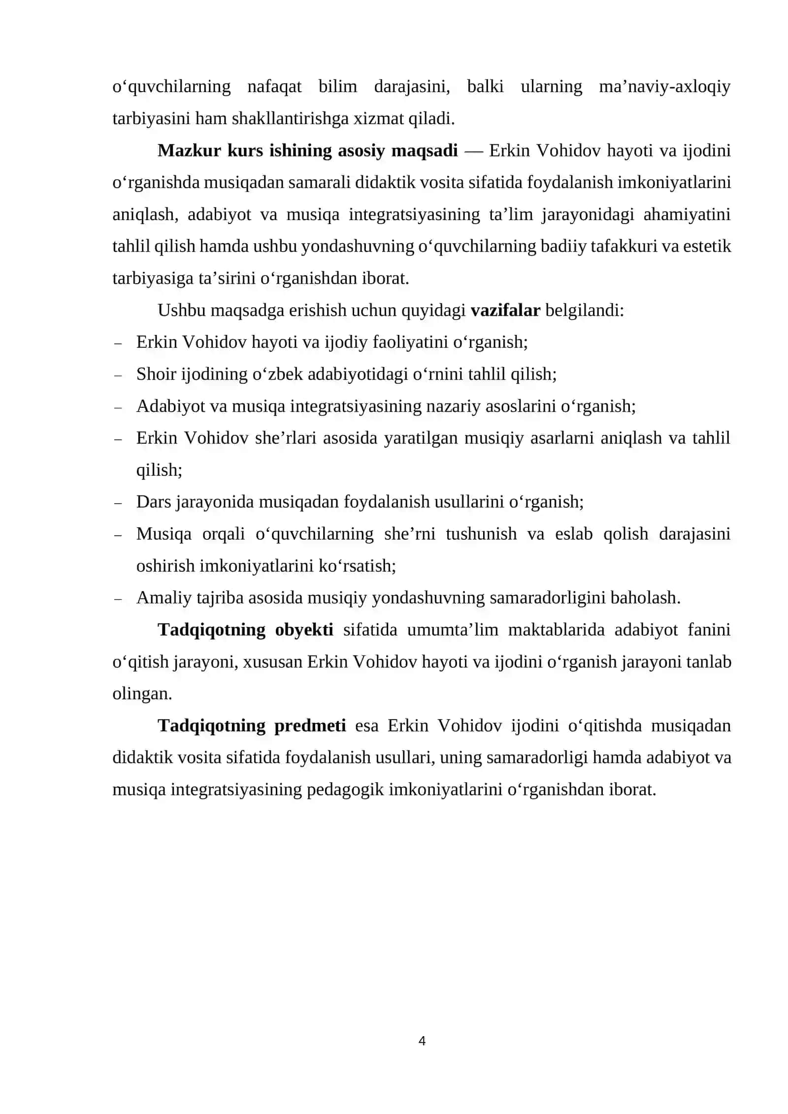 ERKIN VOHIDOV HAYOTI VA IJODINI O’RGANISHDA MUSIQADAN FOYDALANISH 4