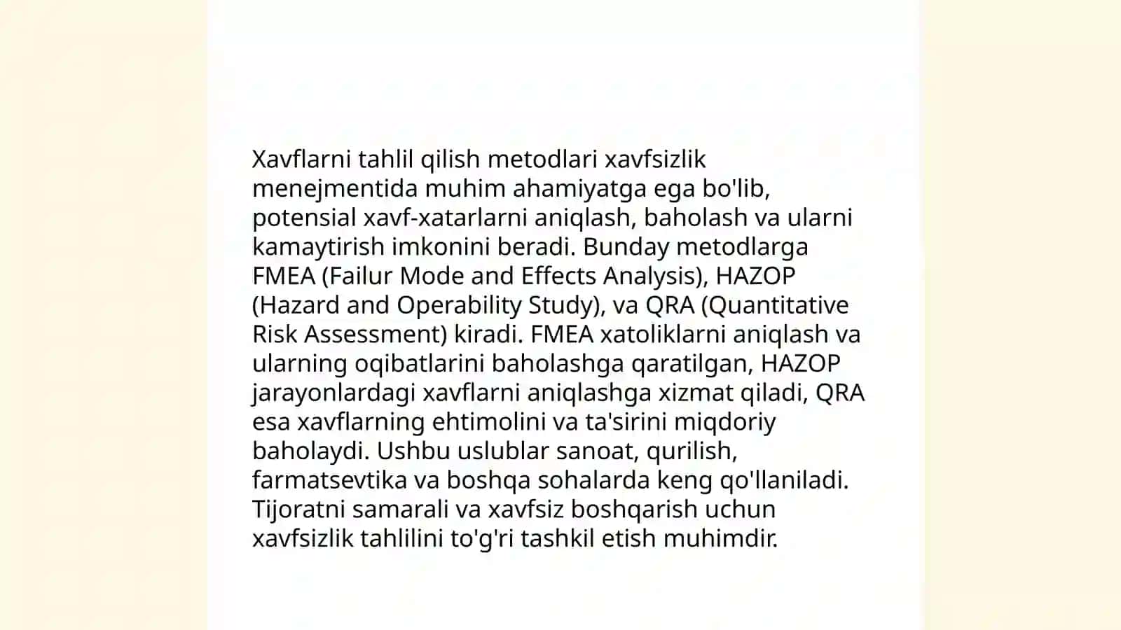 Riskni boshqarish sohasida malakali professional kadrlani tayyorlash tizimi 4