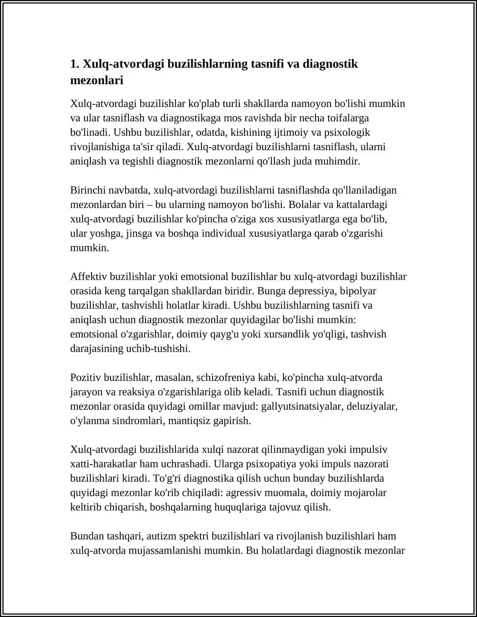 XULQ-ATVORDAGI BUZILISHLAR ULARNI PROFILAKTIKA VA KORREKSIYA QILISH 4