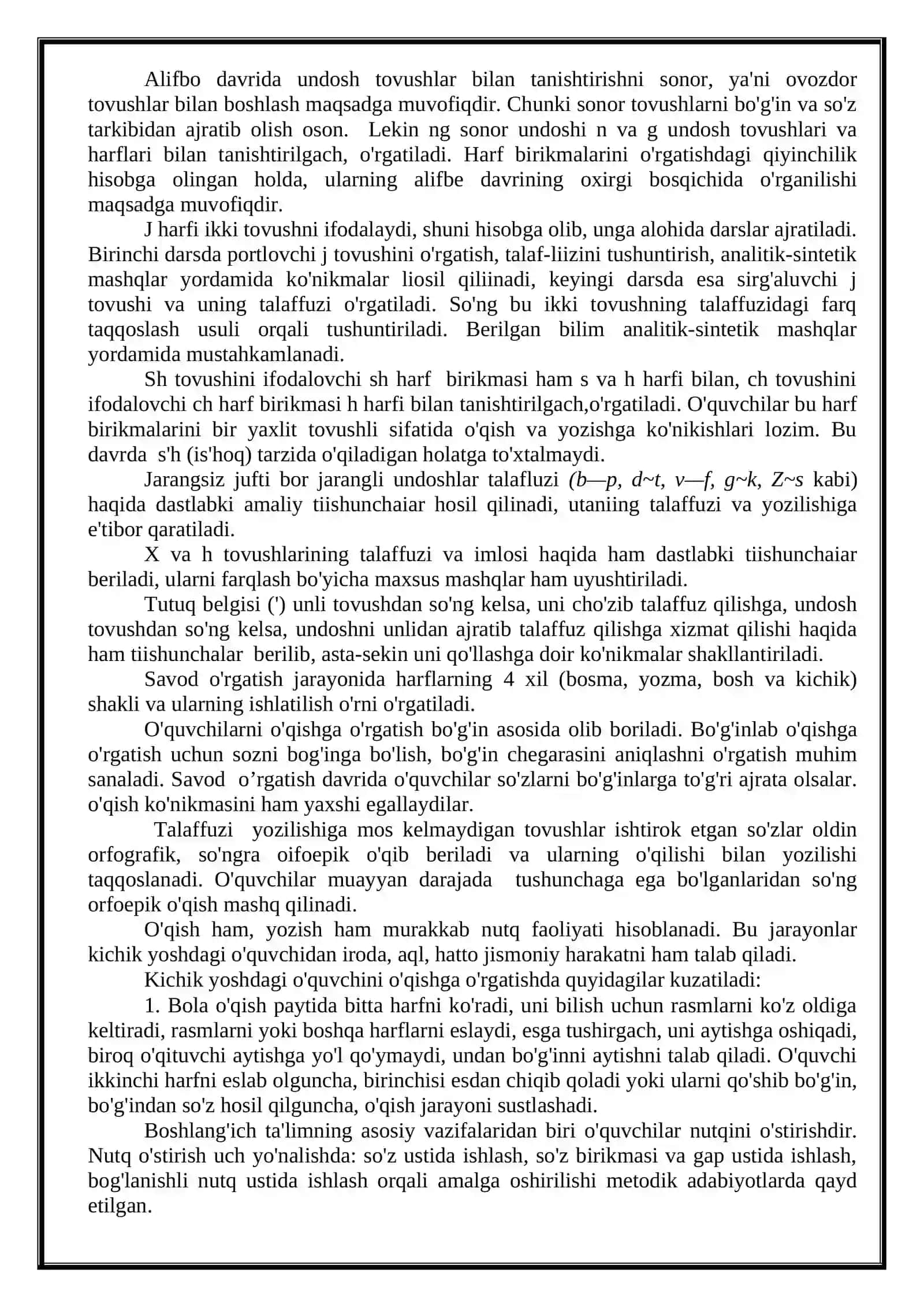 Savod o’rgatishning tayyorlov davri 4