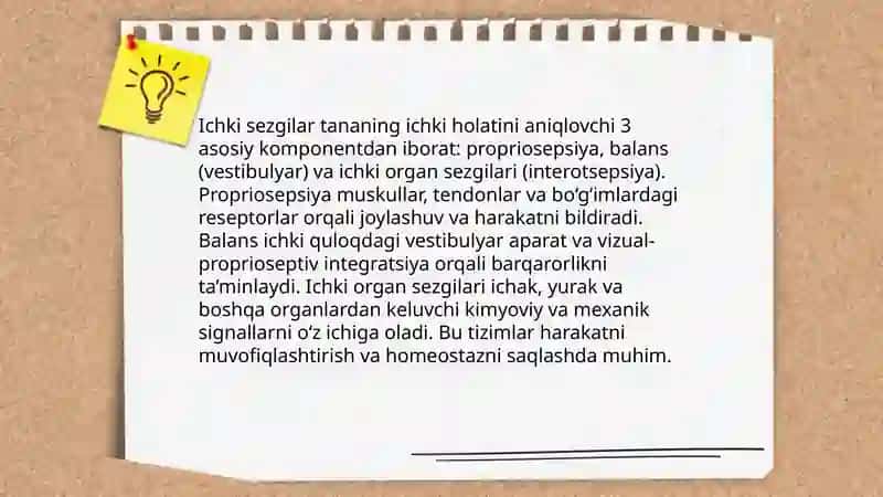 Sezgi turlari va uning qonuniyatlari boyicha taqdimot tayorlash 4