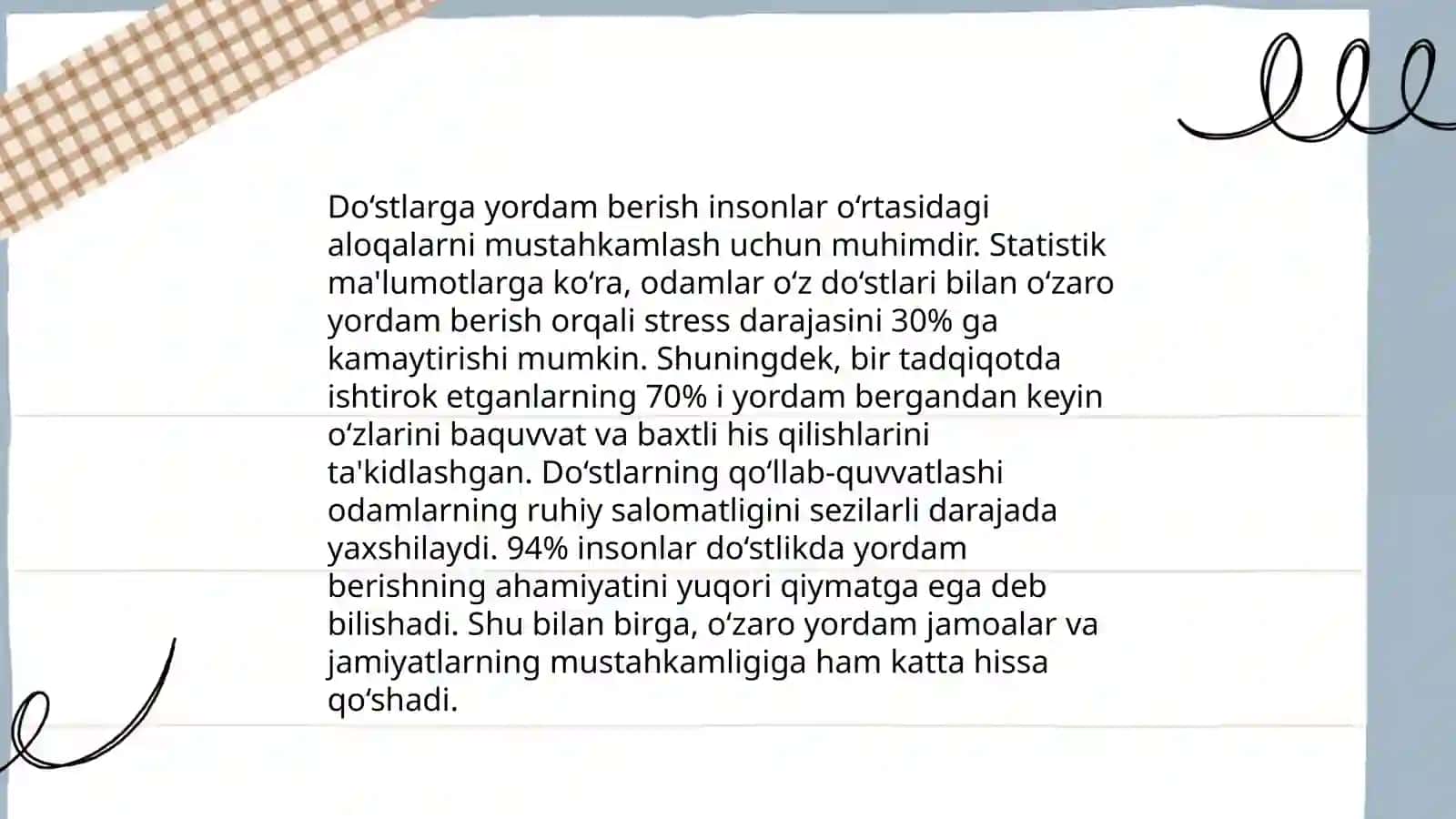 Yaxshilik qilish-odob-axloqdan 1- sinf 4