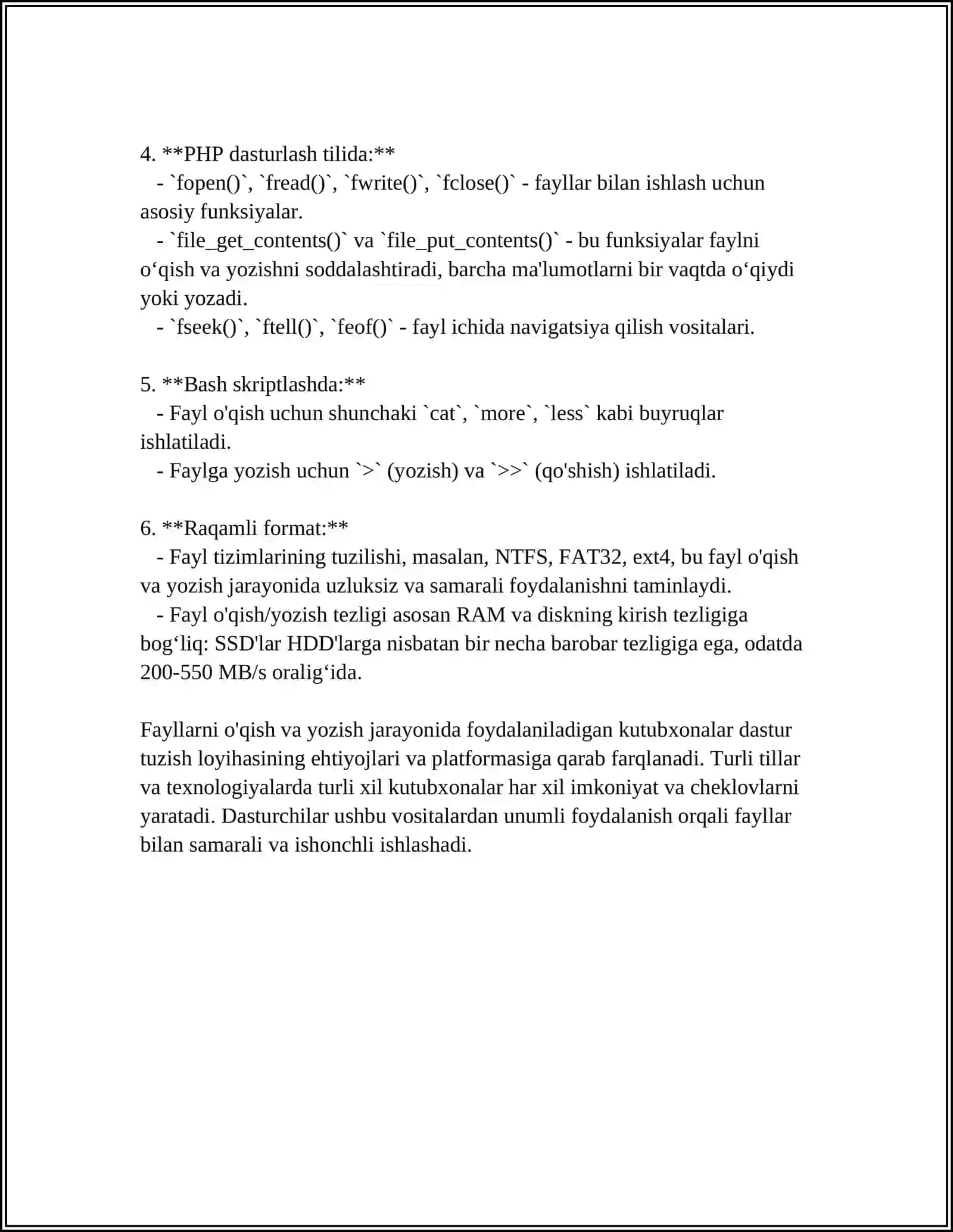 PYTHONDA MATN BILAN ISHLASH KUTUBXONALARI 4