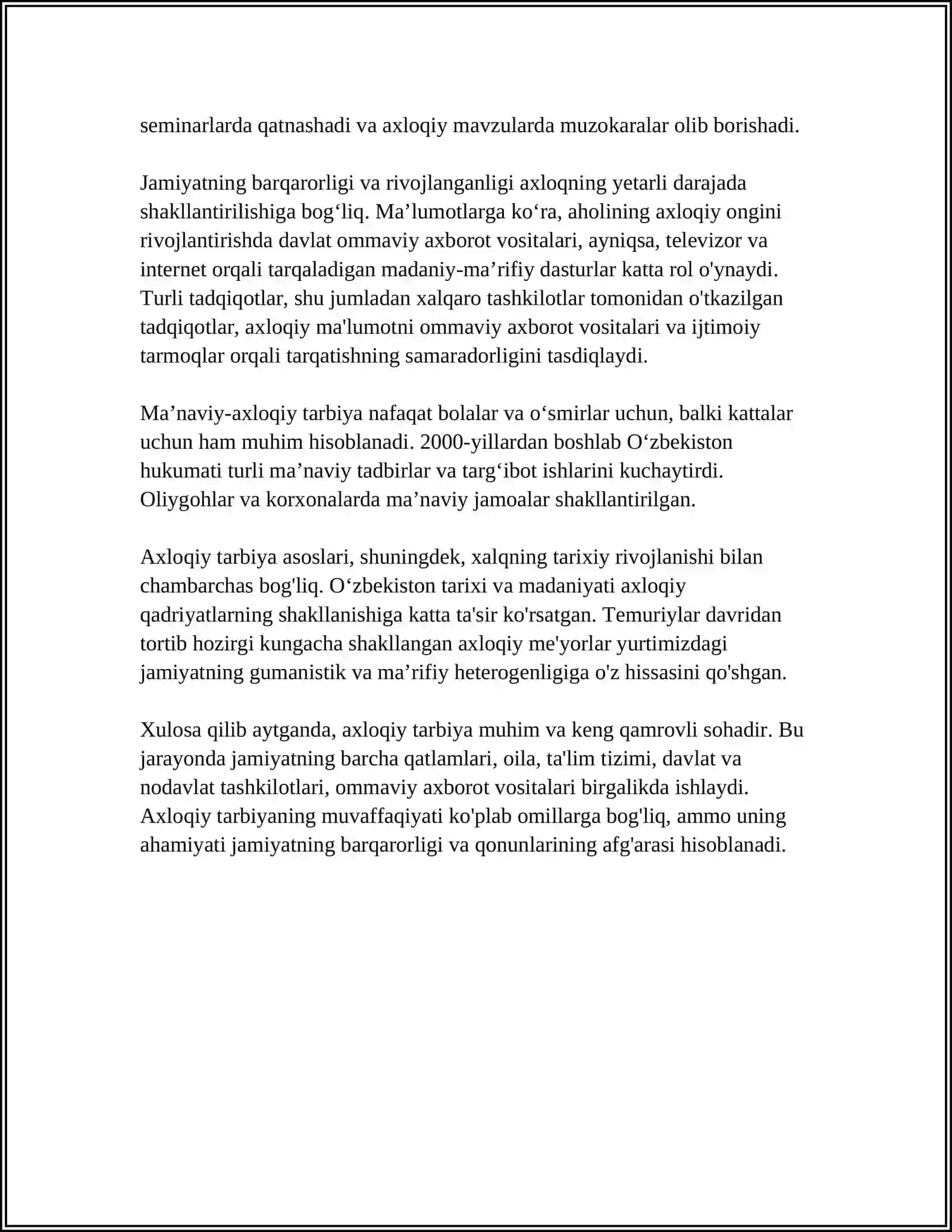 PEDAGOGIKANING AKSIOLOGIK ASOSLARI 4