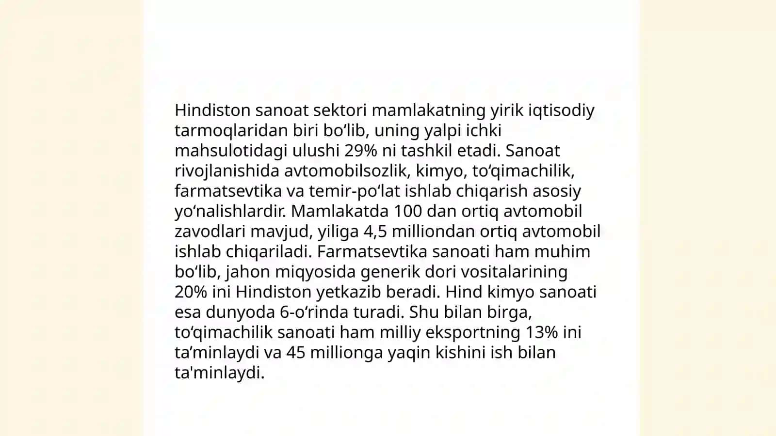 Hindistonning iqtisodiyoti va investitsiya imkoniyatlari 4