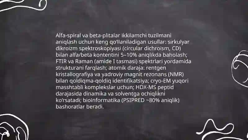 Oqsillarning tuzilish darajalari 4