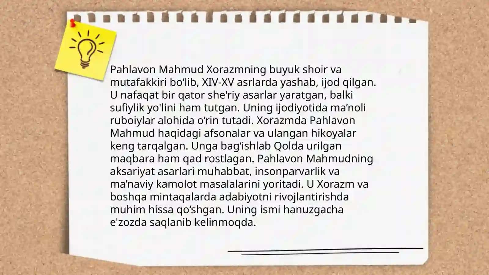 Pahlavon Mahmudning hayoti va ijodi 4
