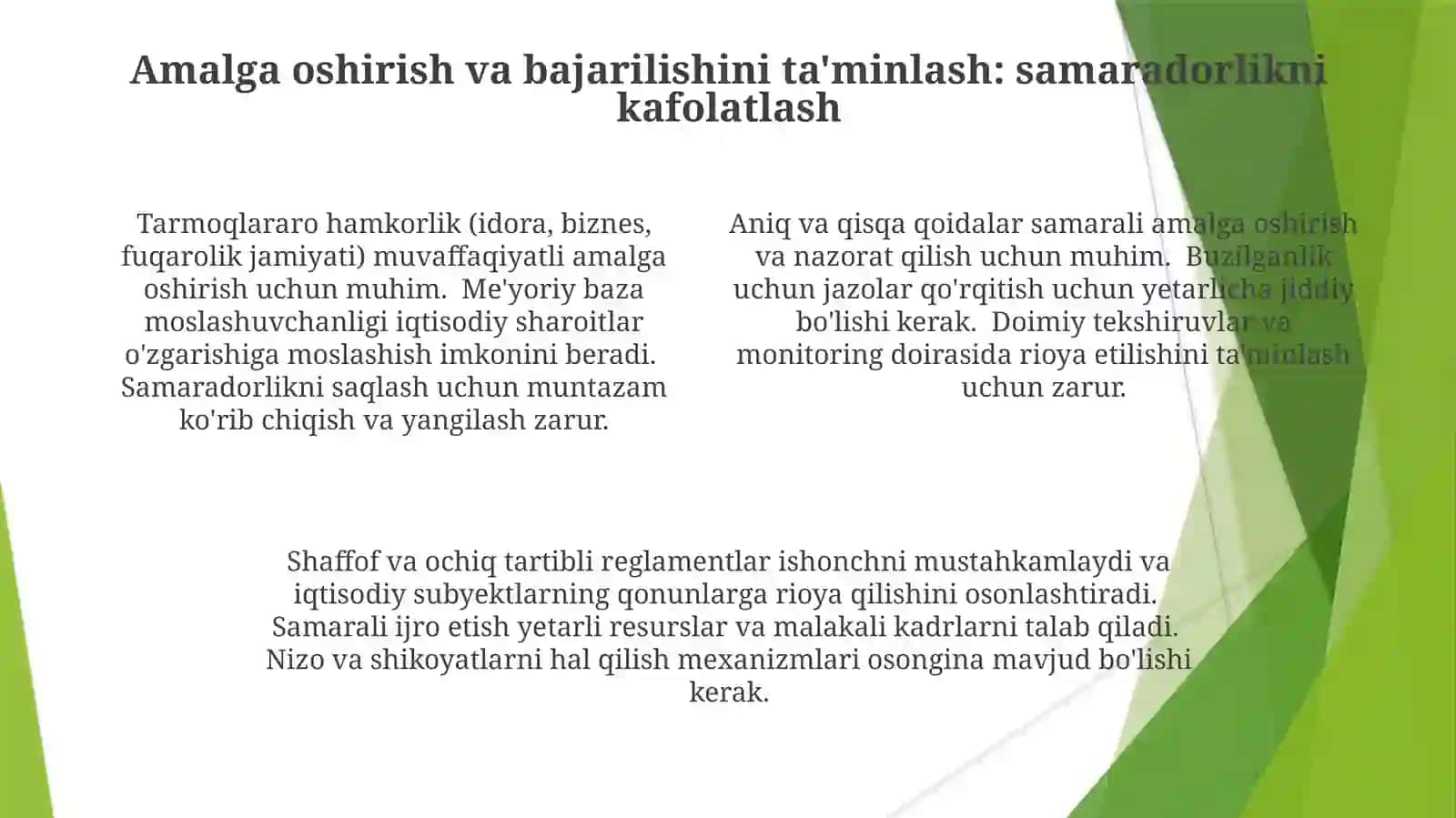 Iqtisodiy faoliyat yuritishning normalar tizimining shakllanishi 4