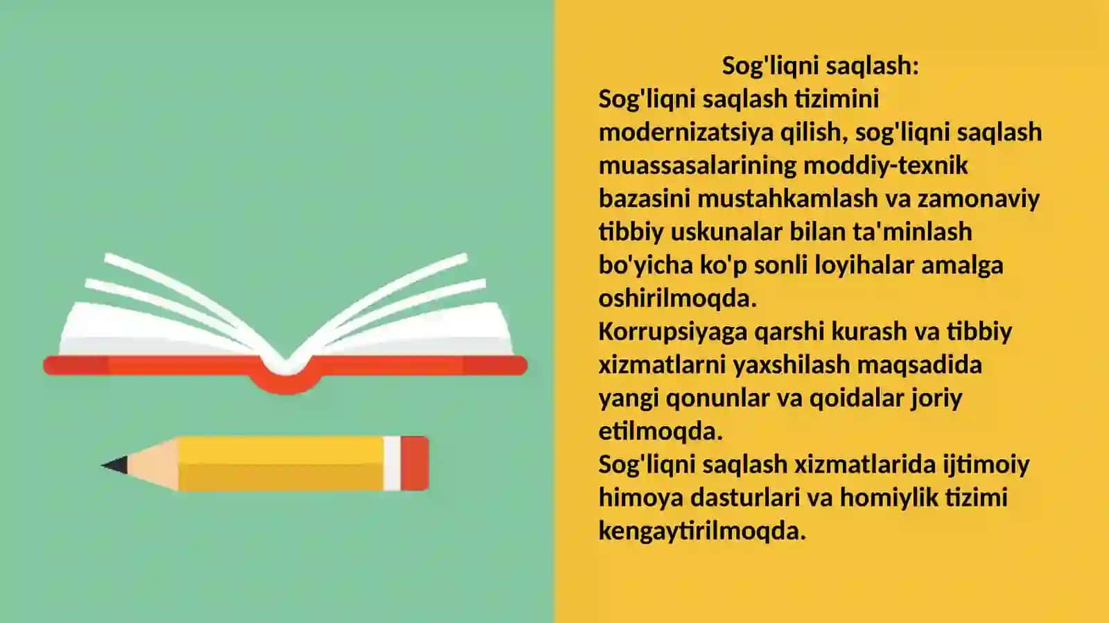 O'zbekiston Respublikasida ijtimoiy sohadagi islohotlar 4