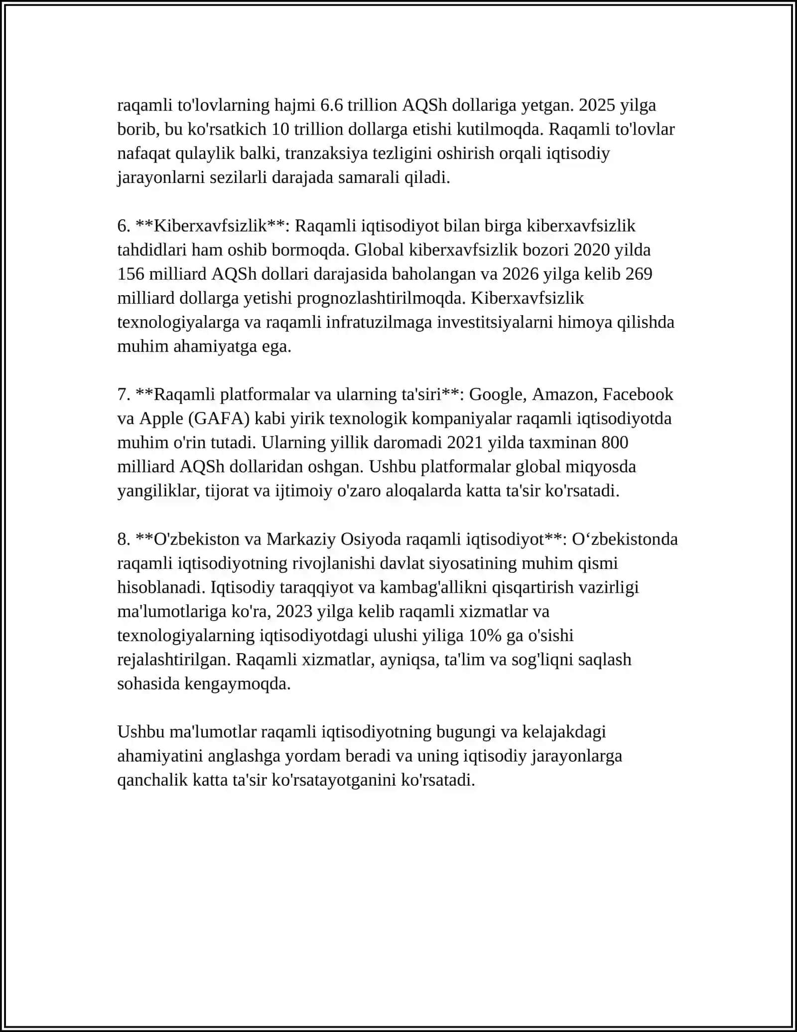 HOZIRGI ZAMON IQTISODIYOT NAZARIYASI RIVOJLANISHINING ASOSIY YOʻNALISHLARI 4