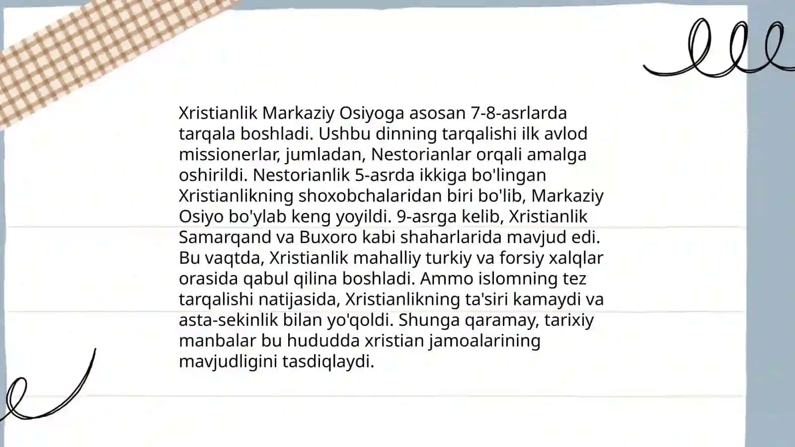 Xristianlik tarixi va ta'limoti 4