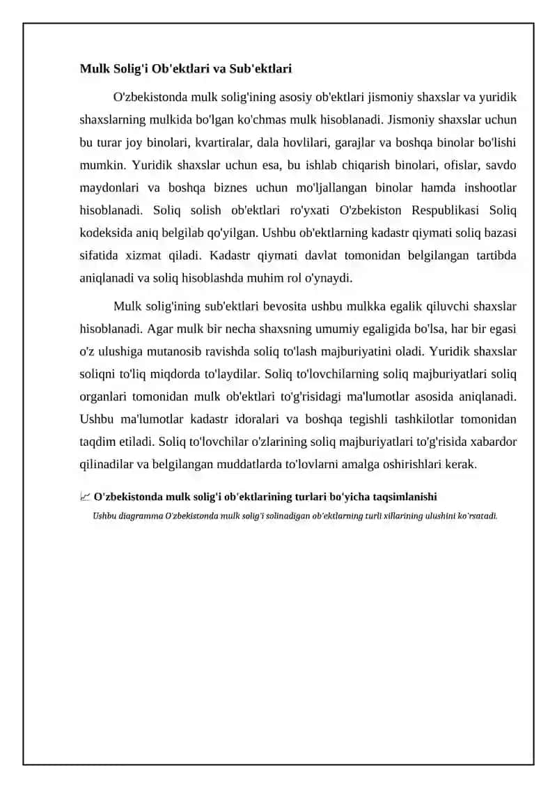 O‘zbekistonda mol-mulkni soliqqa tortishning o‘ziga xos xususiyatlari 4