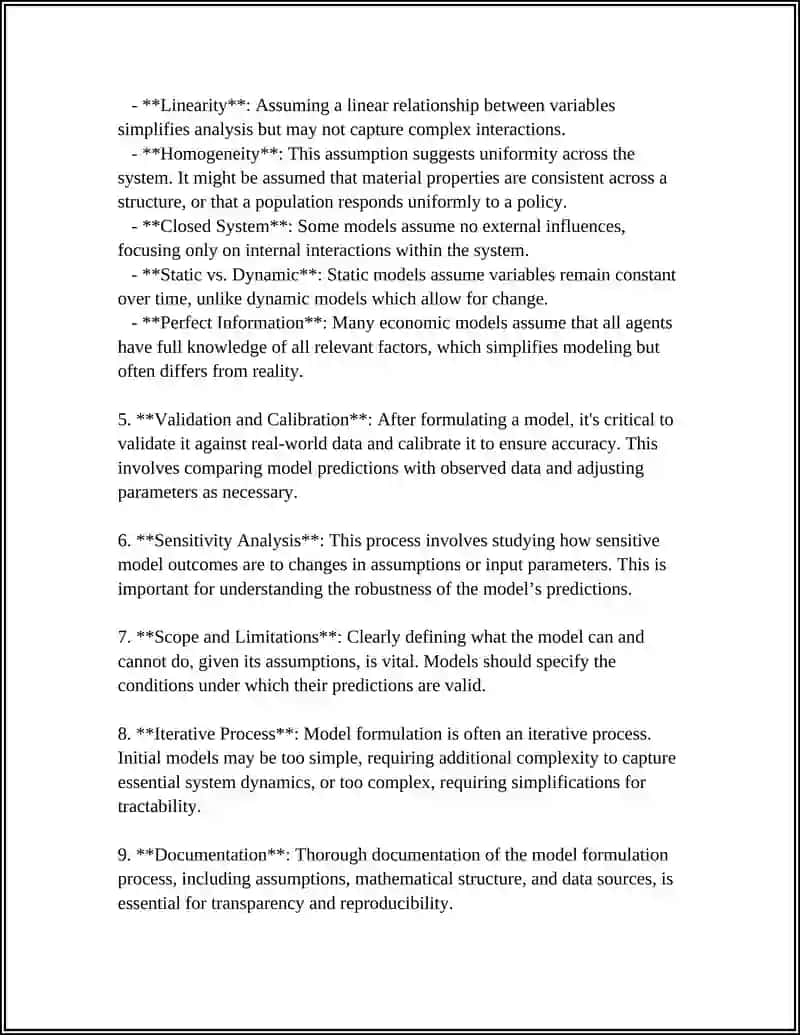 MATHEMATICAL MODELLING 4