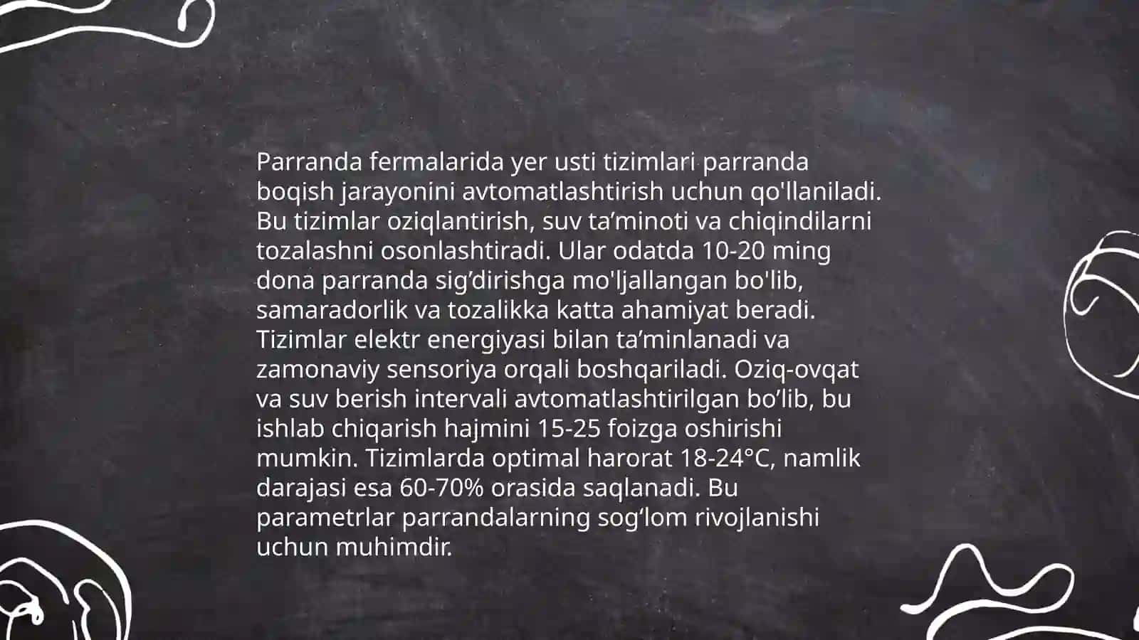 Parranda fabrikalarida parrandalarini saqlash usullari 4