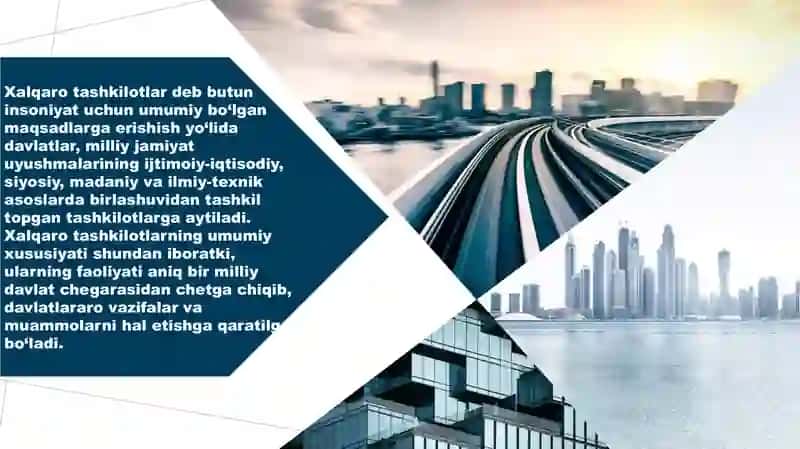 Òzbekistonning xalqaro tashkilotlar bilan hamkorlik aloqalari 4