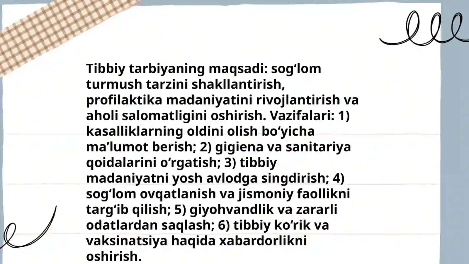 Tibbiyotda tarbiya jarayonining mazmuni va mohiyati 4