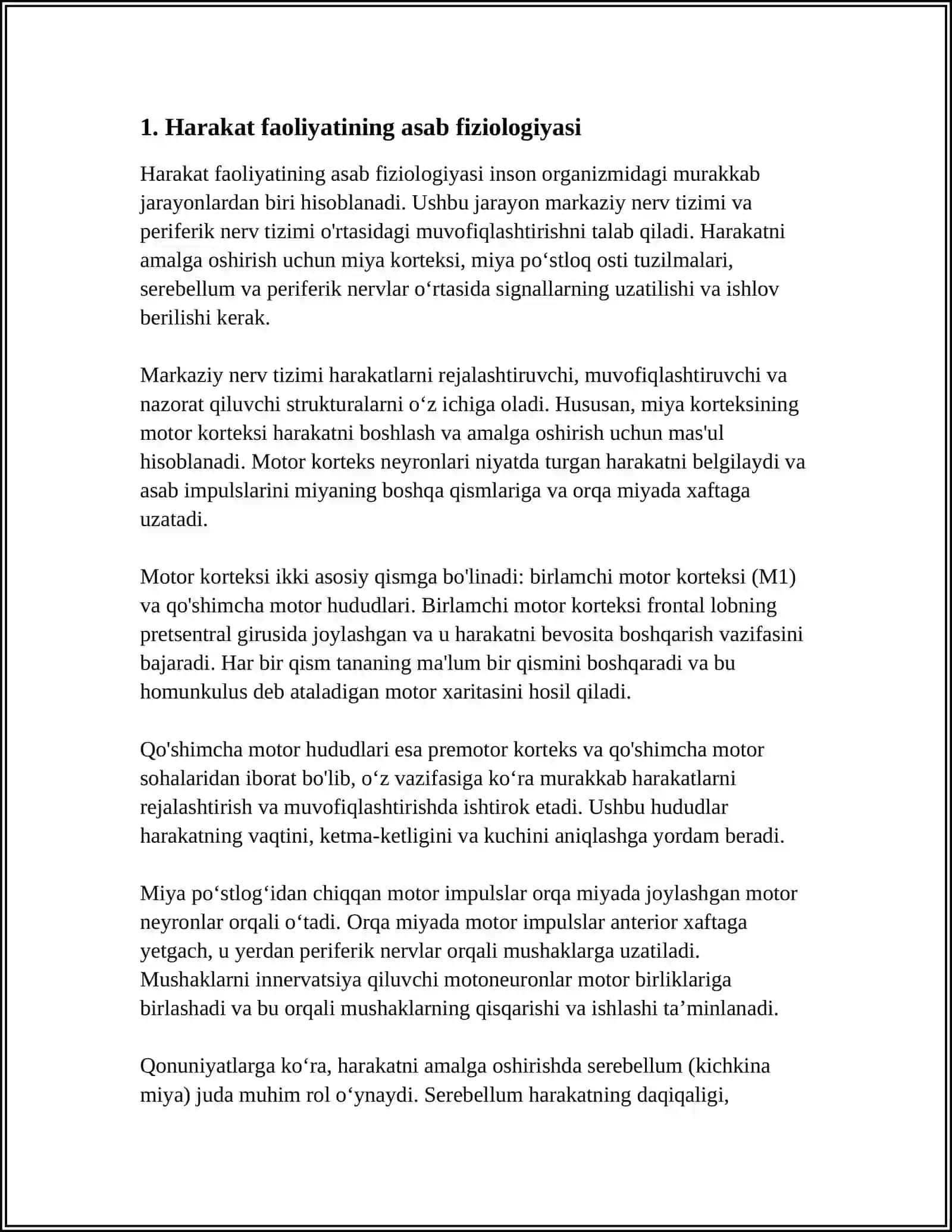 HARAKAT FAOLIYATINING FIZIOLOGIK MEXANIZMLARI 4
