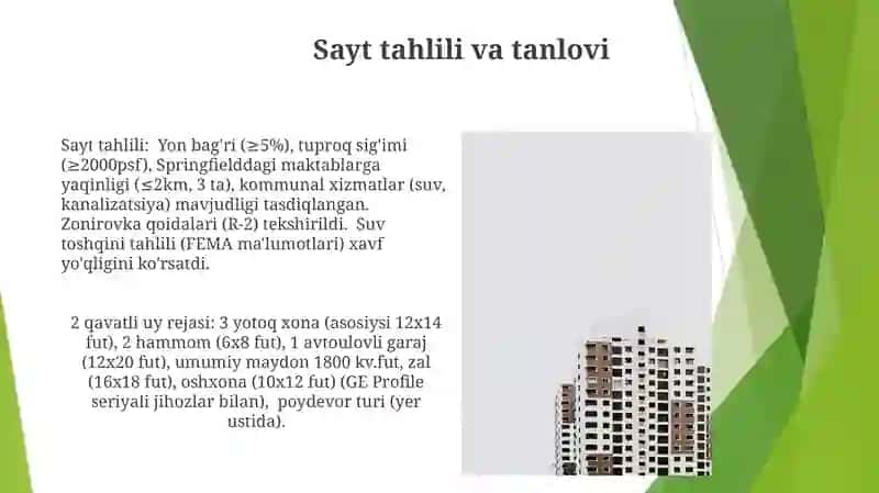 Turar-joy binolarning rejalari 4