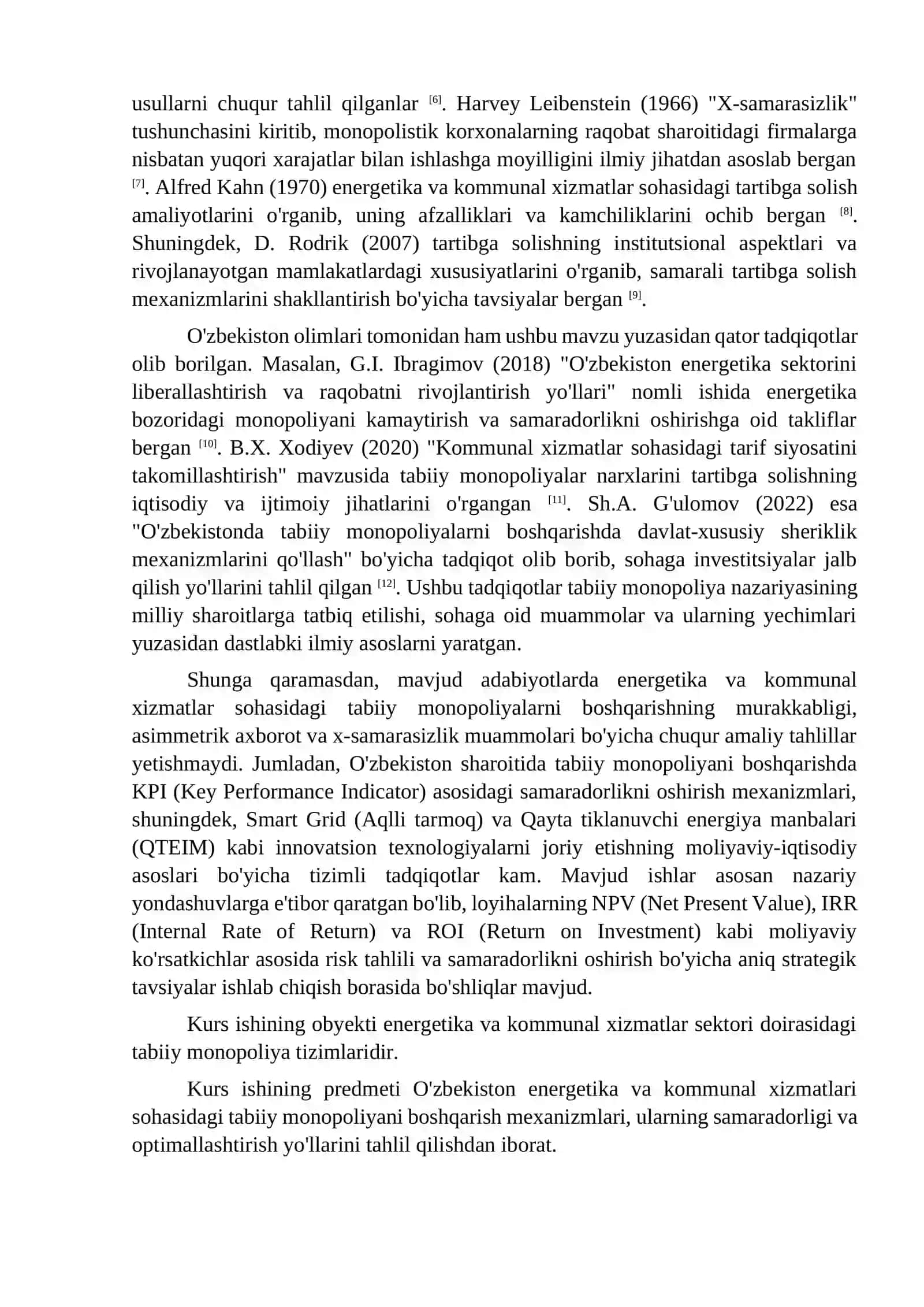 Tabiiy monopoliya: energetika va kommunal xizmatlar misolida 4