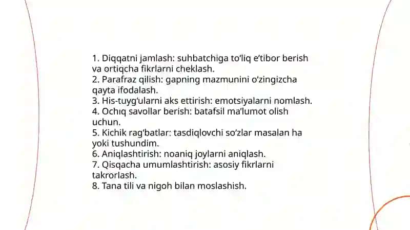 Tinglash va sukut madaniyati 4