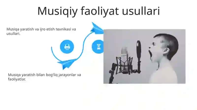 Musiqa faoliyatning musiqa va badiiy faoliyatlarining shakl va usullari 4