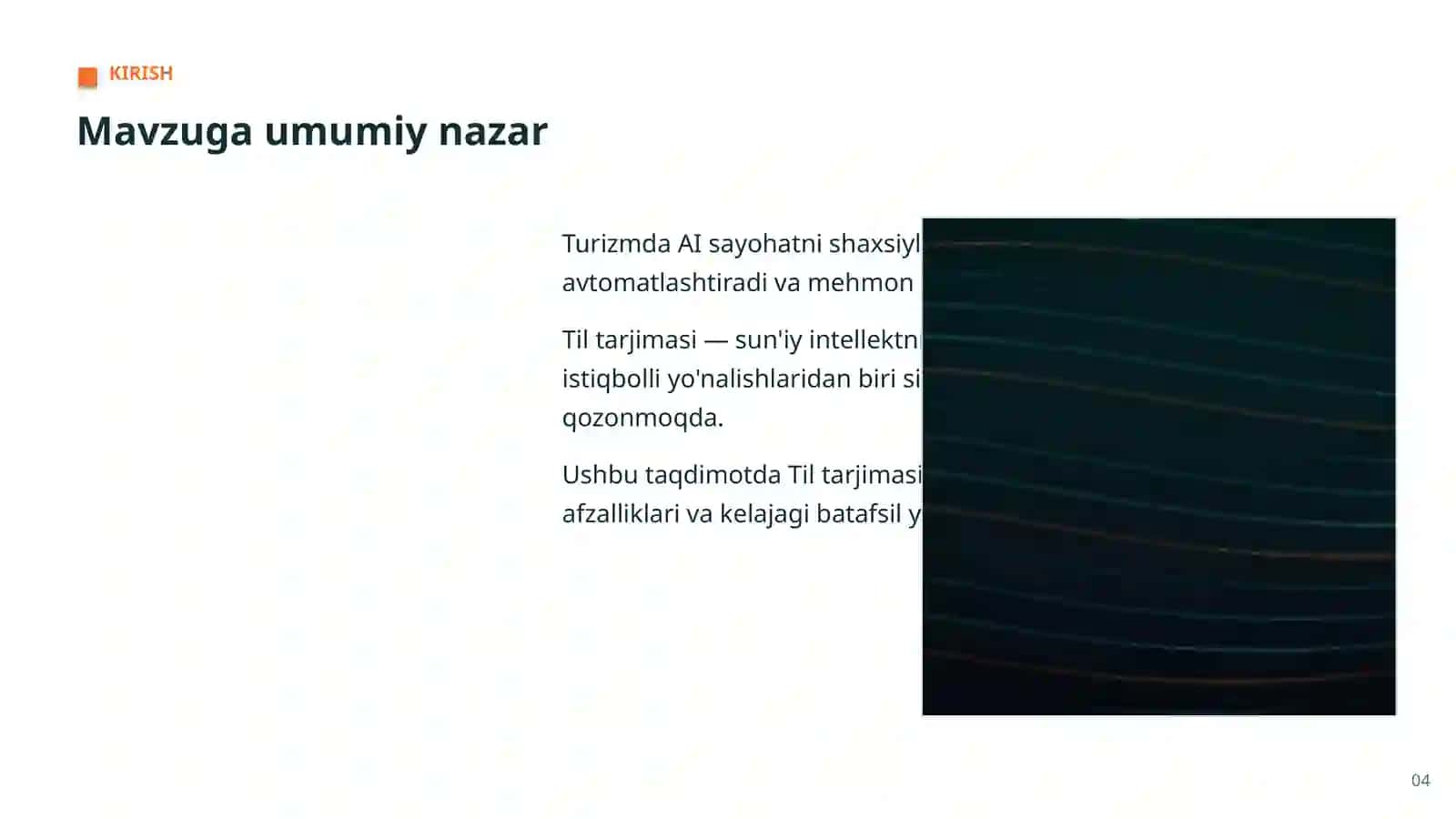 AI TURIZM VA MEHMONDO'STLIKDA 4