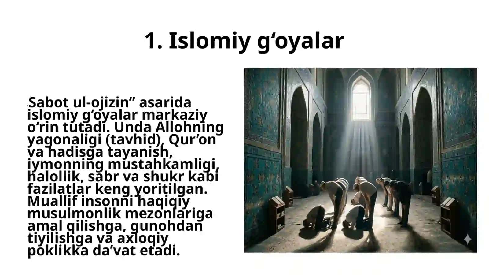 "Sabot ul-ojizin"da islom va tasavvuf g'oyalarining 8 ifodalanishi 4
